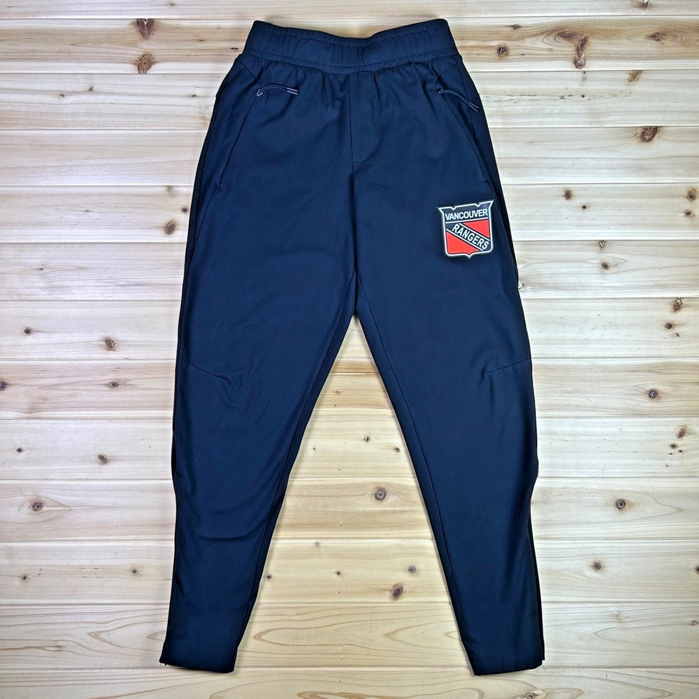 Sport-Tek Vancouver Rangers Youth Hockey Pants Womens Small Black Joggers